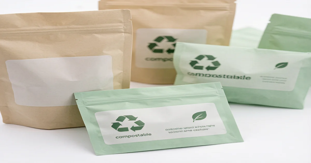 The Truth About Degradable Food Pouches - PLA PBAT PHA Biodegradable Pouch Display