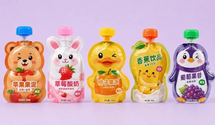 cute-animal-shape-baby-food-spout-pouch-five-varieties