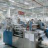 OMOPACK's new high-speed bag-making line on site, modern clean workshop