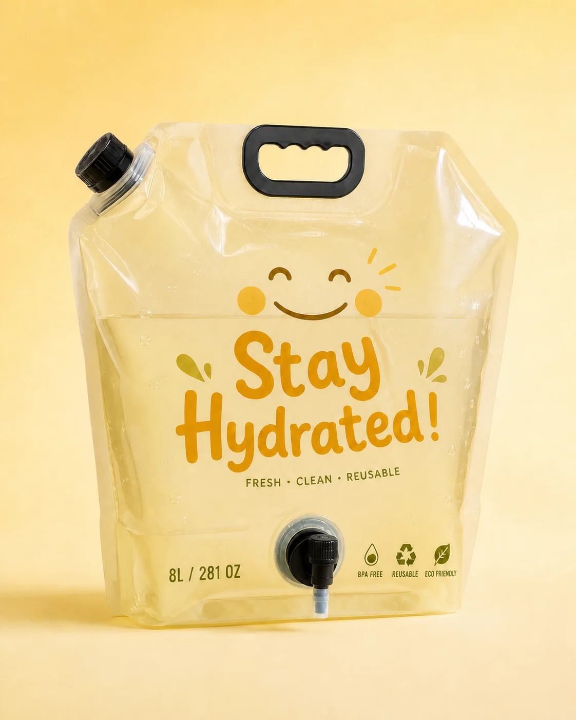 Outdoor portable water pouch