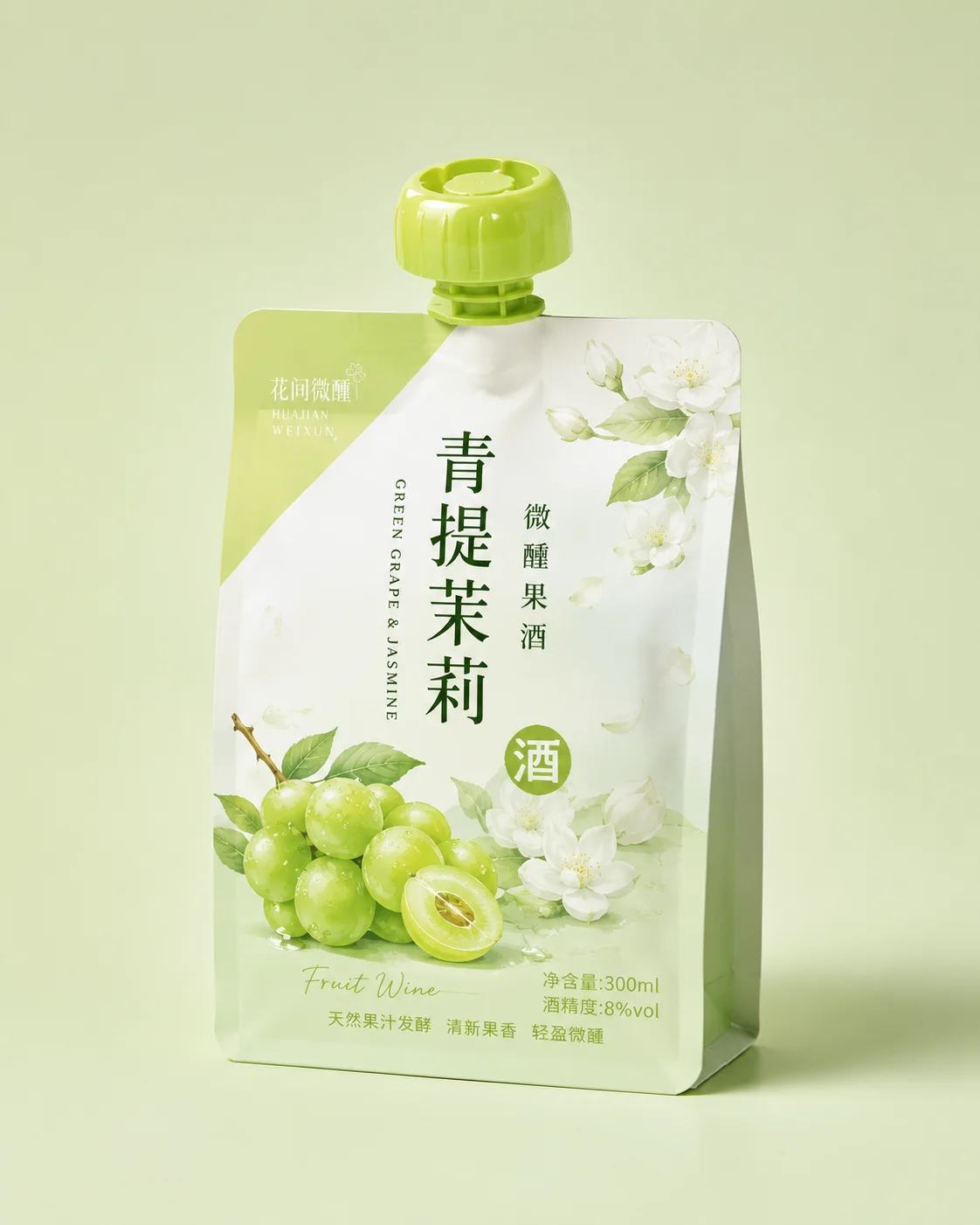 Fruit wine pouch packaging