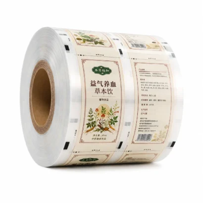 Chinese herbal liquid packaging roll film