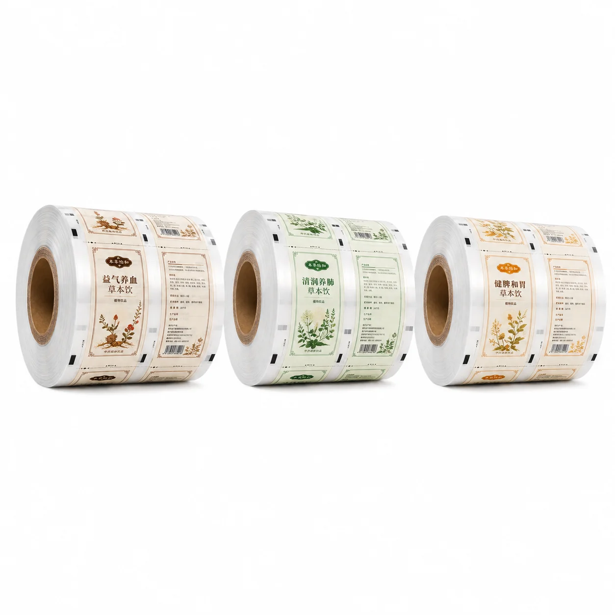 Chinese herbal liquid roll film series