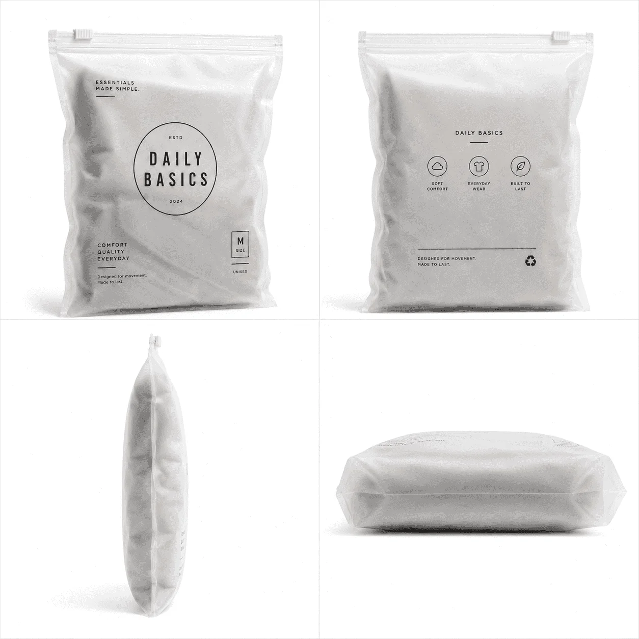 Custom Premium Garment Zipper Pouches, Clothing and Trouser Zipper Bags Manufacturer - Image 4