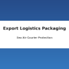 Export packaging boxes and pouches protected for sea air and courier shipping