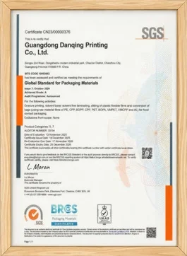 Qualification certificate 1