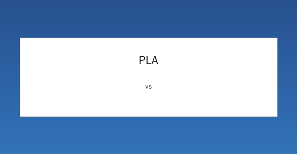 PLA vs PBAT biodegradable plastics comparison illustration