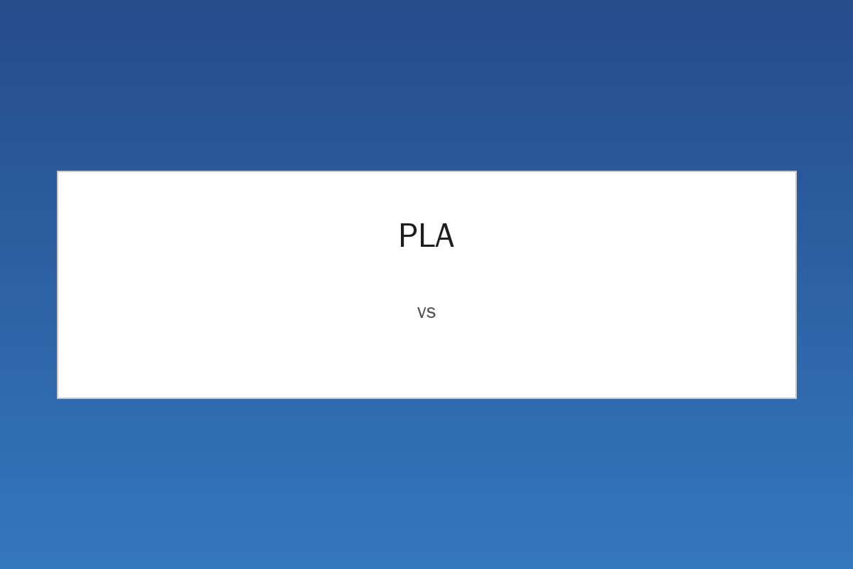 PLA vs PBAT biodegradable plastics comparison illustration