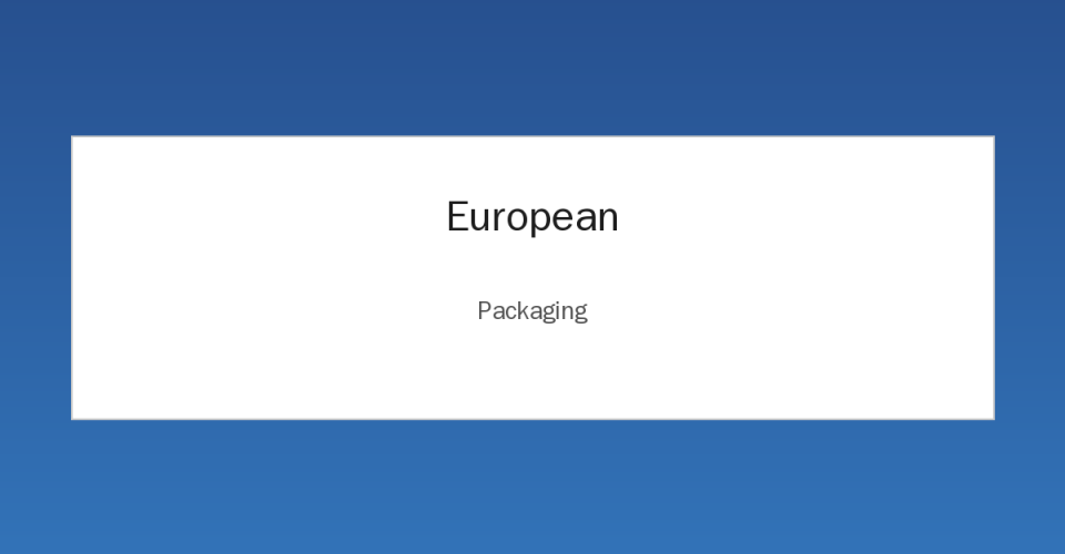 European packaging regulations 2026 compliance trends illustration