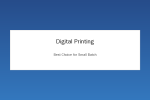 Digital printing on flexible packaging film