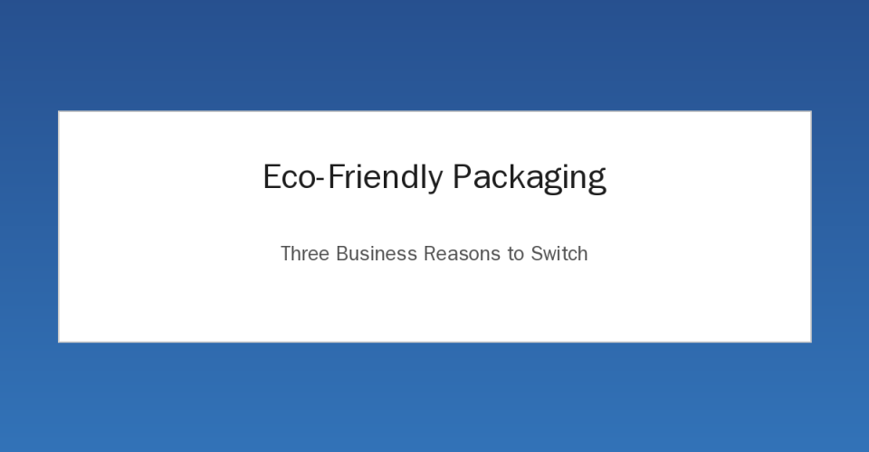 Eco friendly flexible packaging pouches