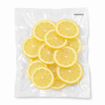 Fruit Slice Vacuum Pouch Customization: Food-Grade Transparent Vacuum Pouch Manufacturer for Lemon Slices and Vegetable Slices