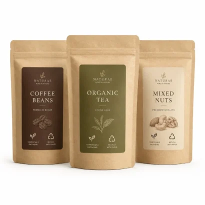 Compostable Packaging: Eco-Friendly Biodegradable Roll Film and Pouches