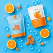 Custom packaging - orange gummies