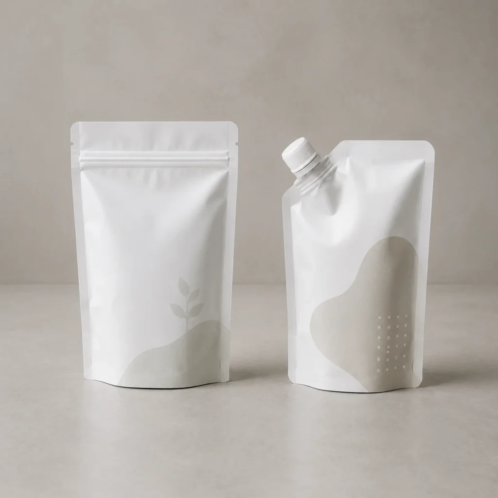 Packaging sampling - sample pouch structure