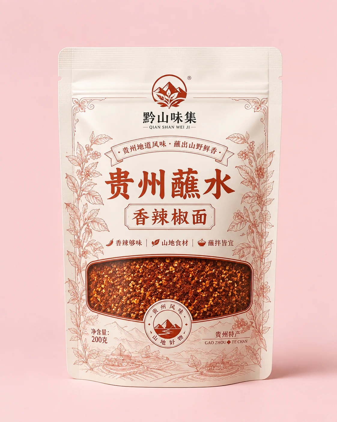 Seasoning pouch for dipping sauce