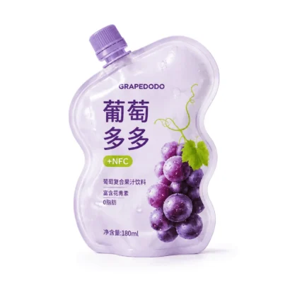 Juice pouch shaped spout pouch main image