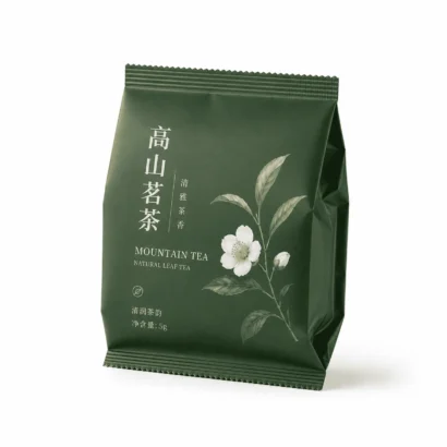 Tea Pouches, Custom Side Seal Gusset Pouches, Pouch for Snacks, Nuts, Candy, Chocolate and Coffee Beans