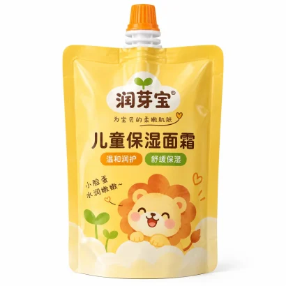 Baby cream spout pouches - main product view