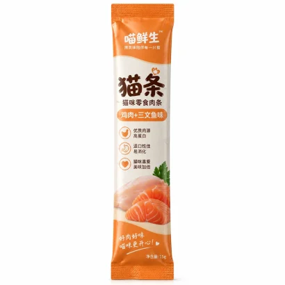 Cat treat stick packaging - main product view
