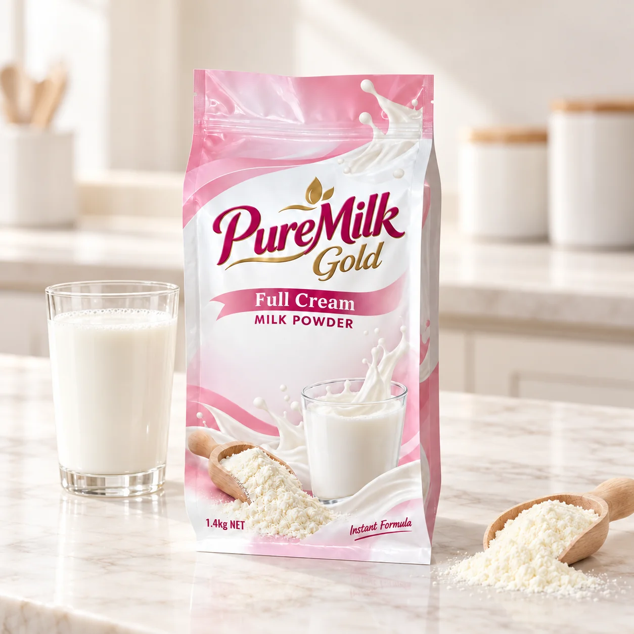 custom milk powder bags size range