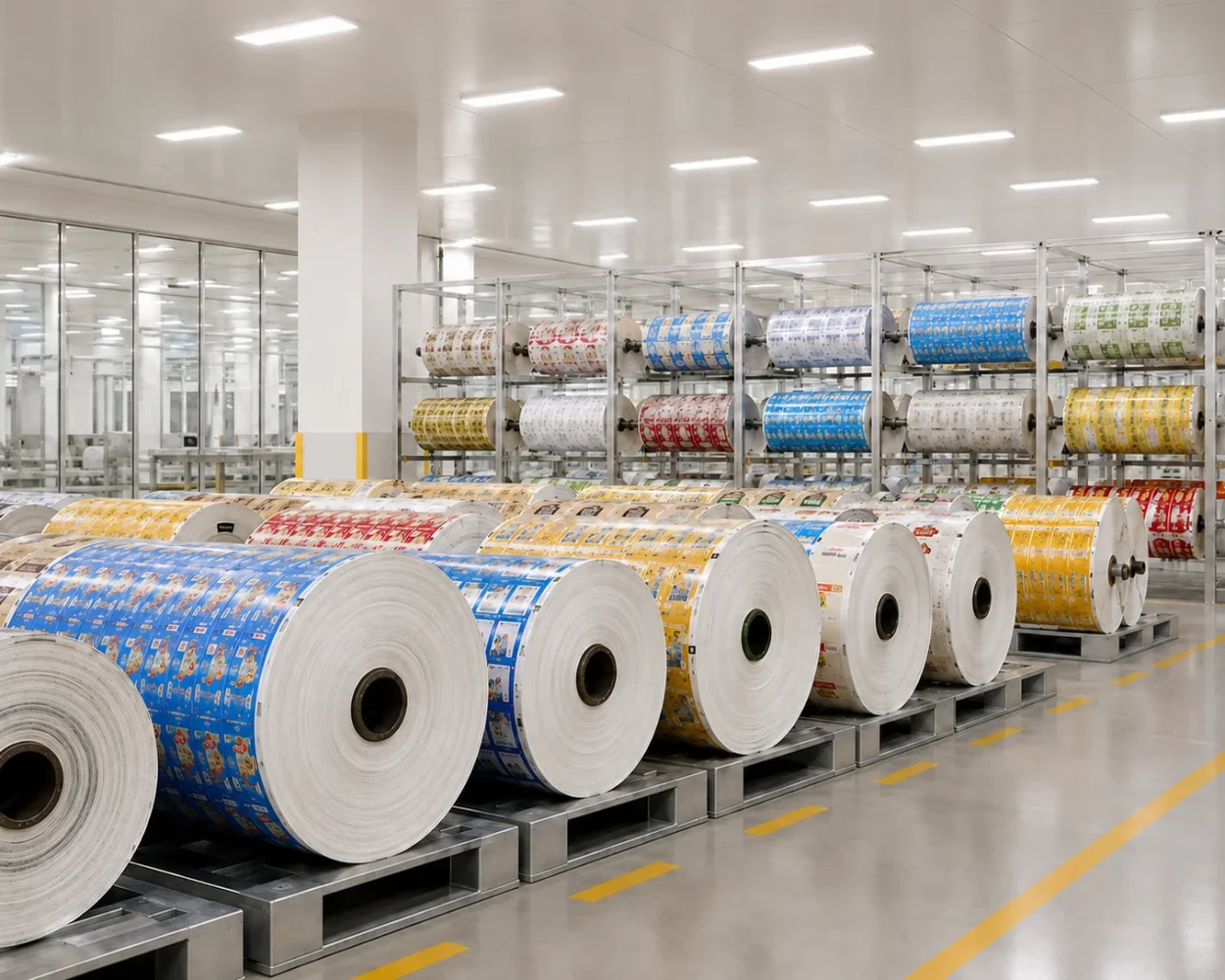 Flexible packaging manufacturer - multiple roll sizes
